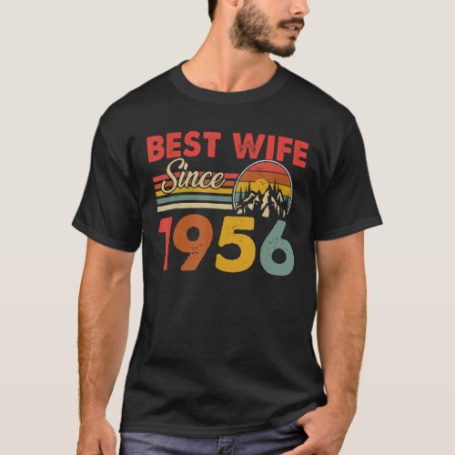 Best Wife Since 1956 Epic Matching 67th Wedding An T_Shirt