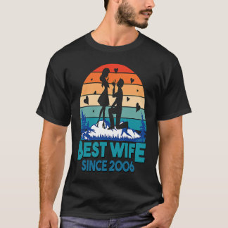Best Wife Since 2006 Epic Vintage 14th Wedding Ann T-Shirt