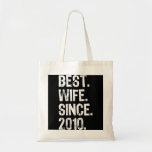 Best Wife Since 2010. 9th Wedding Anniversary  Tote Bag<br><div class="desc">Best Wife Since 2010. 9th Wedding Anniversary</div>