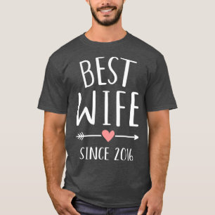 Best wife since 2016 5th wedding anniversary 1 T-Shirt