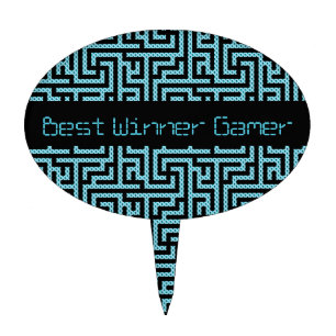 Best Winner Gamer Cake Topper