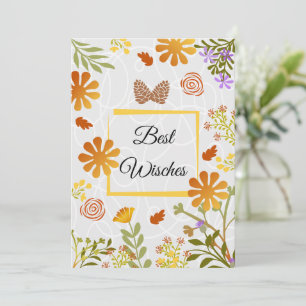 Best Wisches Card