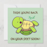 Best wishes- back on feet - Get well soon 