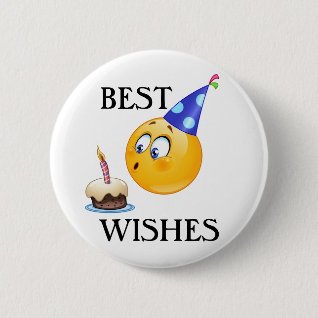 Best Wishes Button (Front)