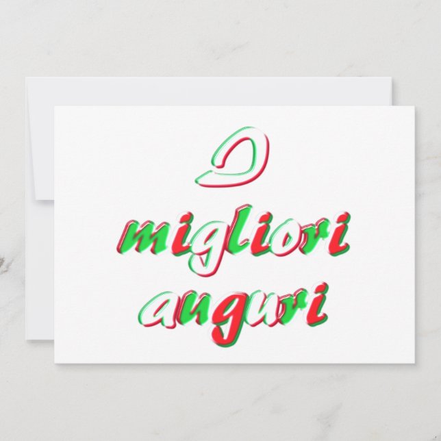 Best Wishes card (Front)