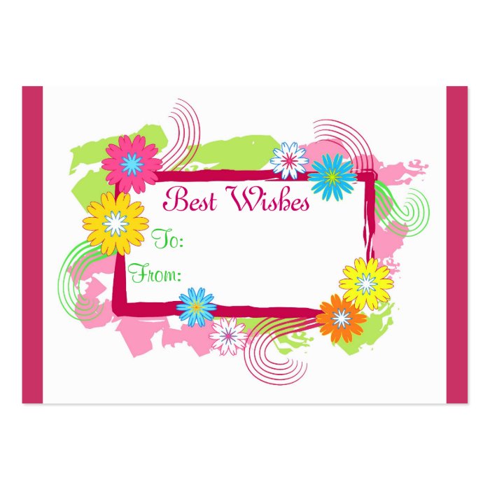 Best Wishes   Card Business Cards