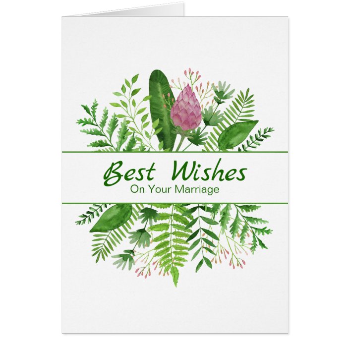  Best Wishes Congratulations Wedding Card Zazzle.com