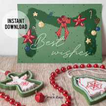 Best wishes. Customizable
