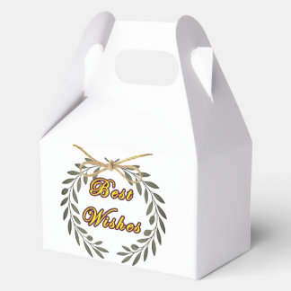 Best Wishes Favor Boxes