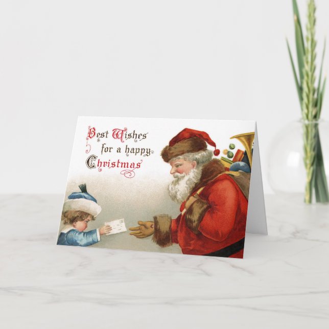 Best Wishes for a Happy Christmas Card (Front)