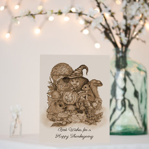 Best Wishes for a Happy Thanksgiving Foam Board