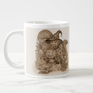 Best Wishes for a Happy Thanksgiving Giant Coffee Mug