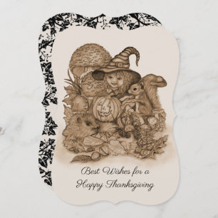 Best Wishes for a Happy Thanksgiving Invitation