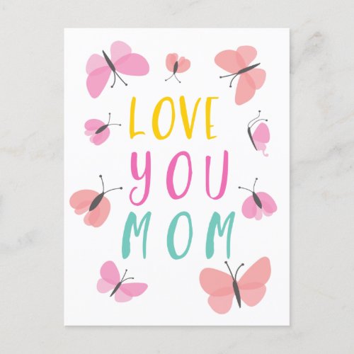 Best wishes for great mom postcard