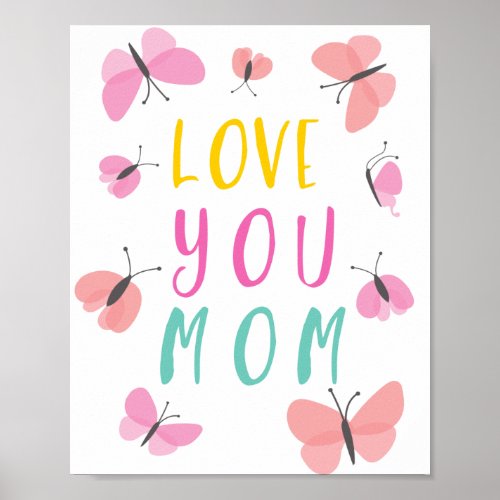 Best wishes for kind mom poster