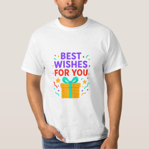Best Wishes for You Kids T-Shirt–Colorful Gift Box T-Shirt
