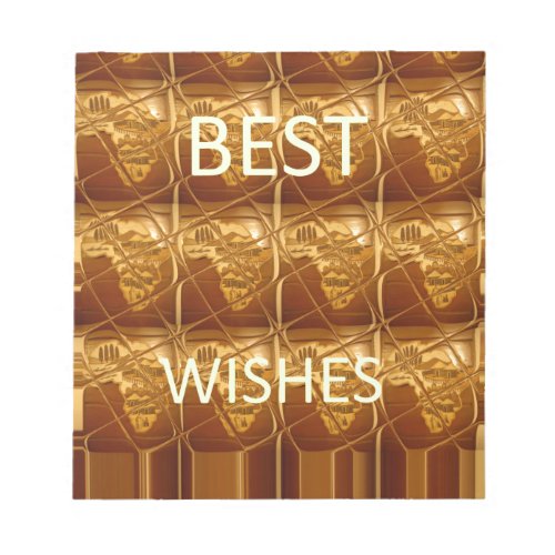 Best Wishes From Lovely Africa African Culture art Notepad