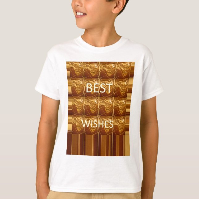 Best Wishes From Lovely Africa African Culture art T-Shirt (Front)