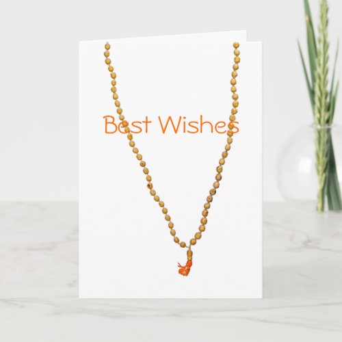 Best Wishes Hare Krishna Greeting Card