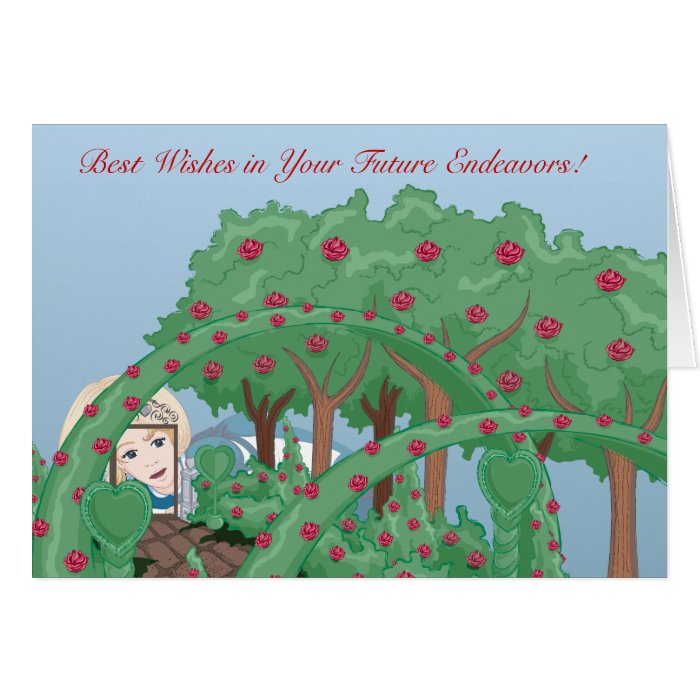 Best Wishes   Hearts Garden Greeting Cards