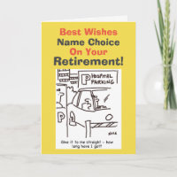 Best Wishes Hospital Worker Retirement Card