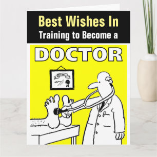 Best Wishes in Training to Become a Doctor Card