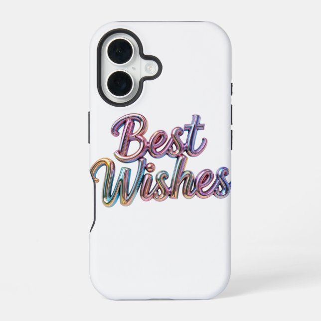 best wishes iphone case (Back)