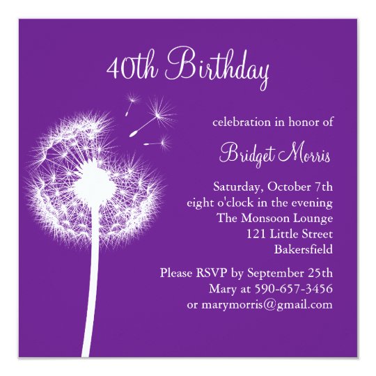 Best Wishes! (purple) Card