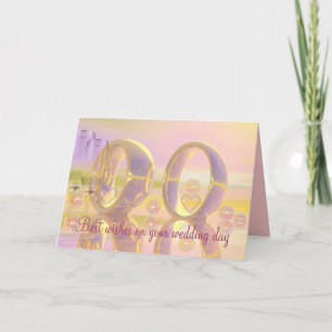 Best wishes wedding day card