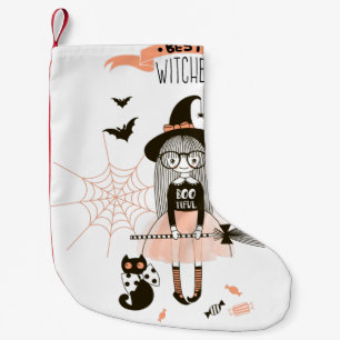 Best Witches Happy Halloween Small Christmas Stocking