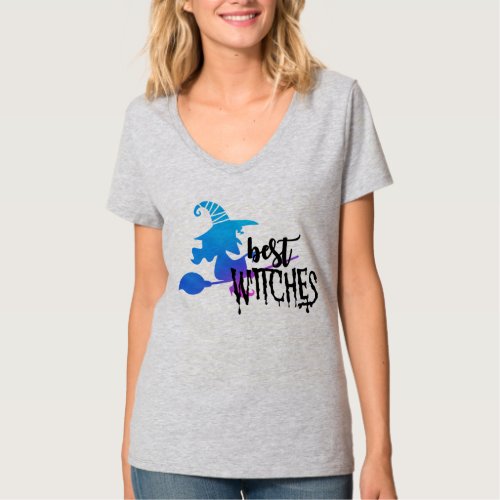 Best Witches Shirt BFF Halloween Witch Tee 