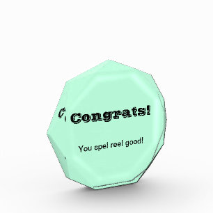 Best Worst Speller Award TEST