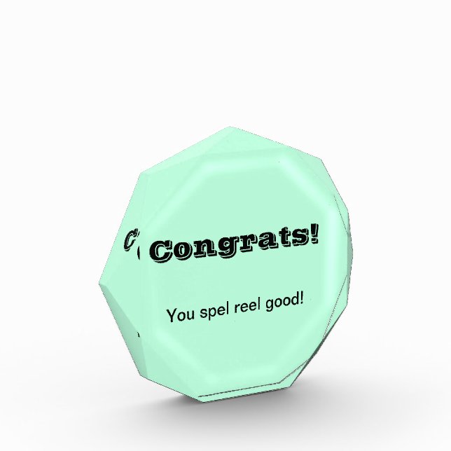 Best Worst Speller Award TEST (Left)