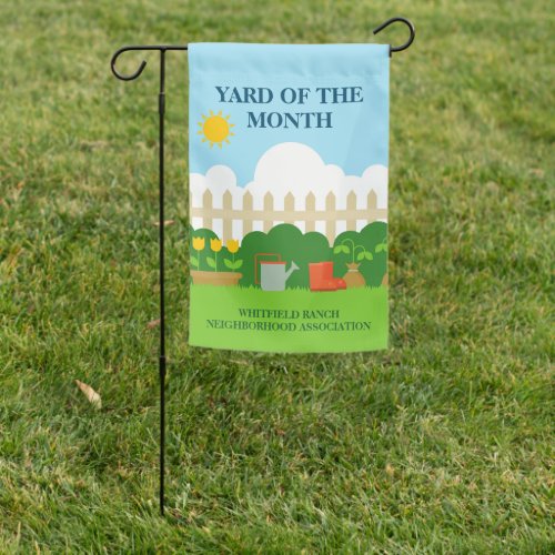 Best Yard of the Month Award Winner Cute Garden Garden Flag