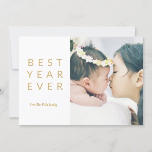 Best Year Ever Holiday Photo Cards