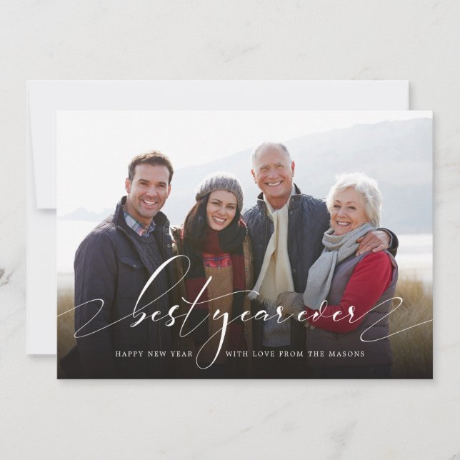 Best Year Ever New Year Holiday Photo (Front)