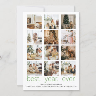 Best Year Ever Photo Christmas Personalized Holiday Card