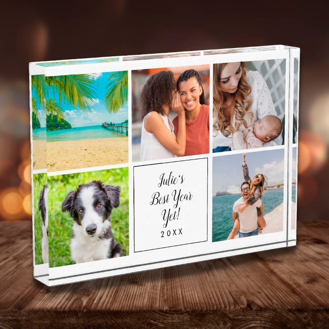 Best Year Yet Script Five Photo Collage (Creator Uploaded)