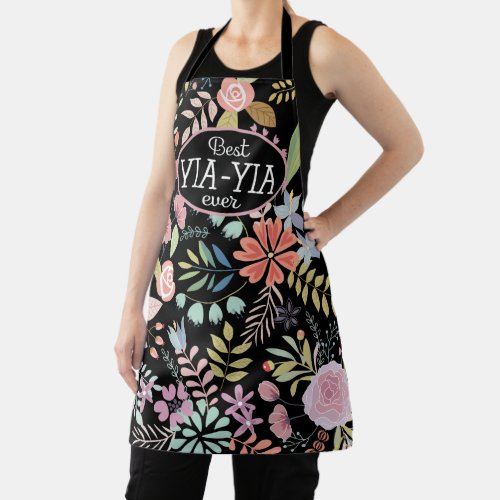 Best Yia Yia Ever Grandmother Apron