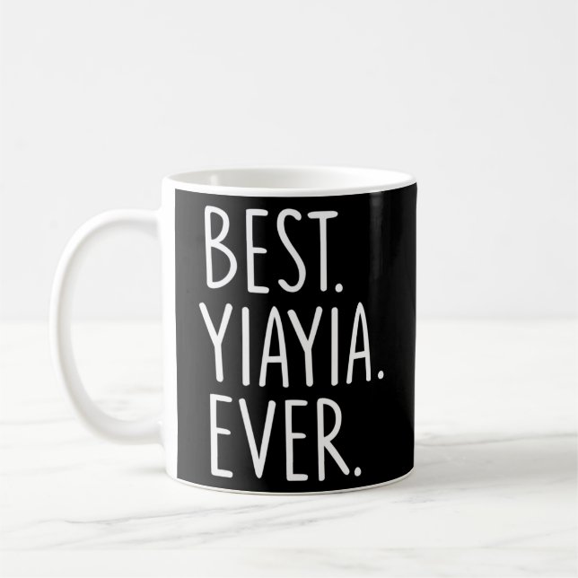 Best Yiayia Ever Coffee Mug (Left)