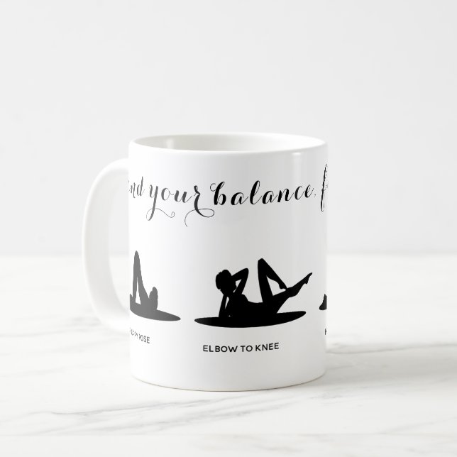 Best yoga-inspired mug presents (Front Left)