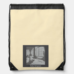 Best Yoga Teacher Ever Drawstring Bag