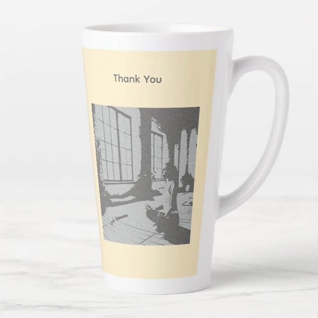 Best Yoga Teacher Ever Latte Mug (Right)