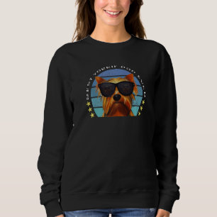 Best Yorkie Dad Ever Yorkshire Terrier Sunglasses  Sweatshirt
