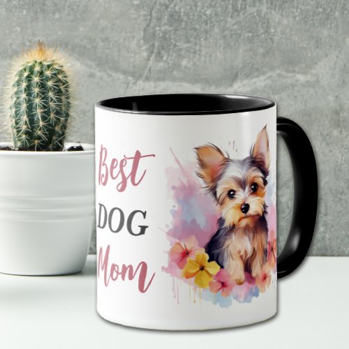 Best Yorkshire Terrier Dog Mom Mug