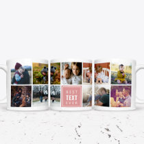 Best "Your Text Here" Ever Custom Photo Giant Coffee Mug