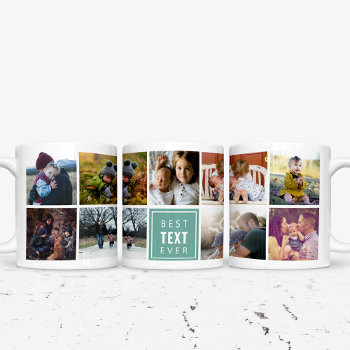 Best "your Text Here" Ever Custom Photo Giant Coffee Mug by TrendItCo at Zazzle