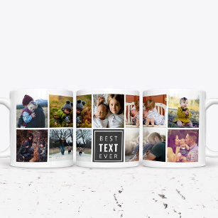 Best "Your Text Here" Ever Custom Photo Giant Coffee Mug