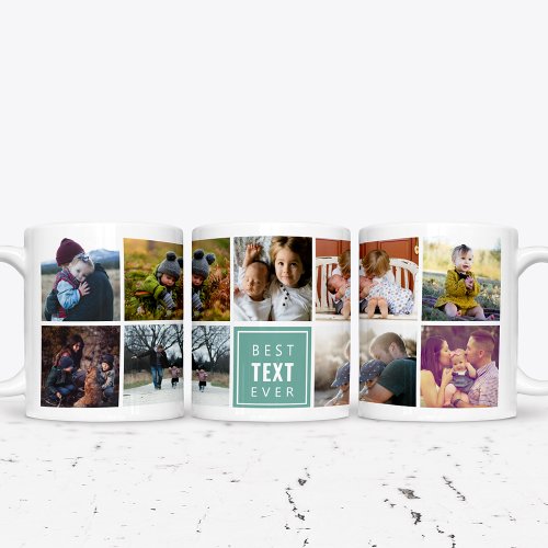 Best Your Text Here Ever Custom Photo Giant Coffee Mug