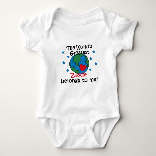 Best Zayde Belongs to me Baby Bodysuit